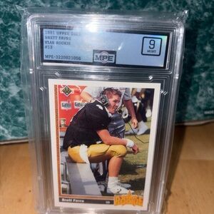 1991 Upper Deck Brett Favre Star Rookie Card